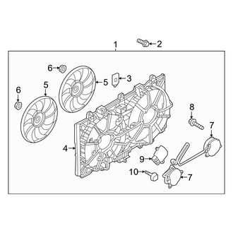 Infiniti OE - Cooling Fan (3.0L)
