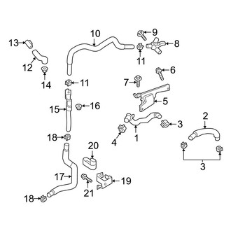 Infiniti OE - Cooling - Intercooler (Right Cooler Hoses), (3.0L)