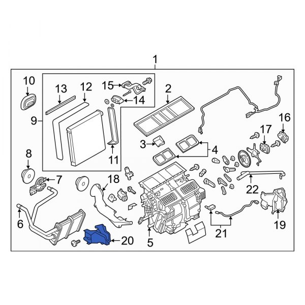 Cabin Air Intake Duct