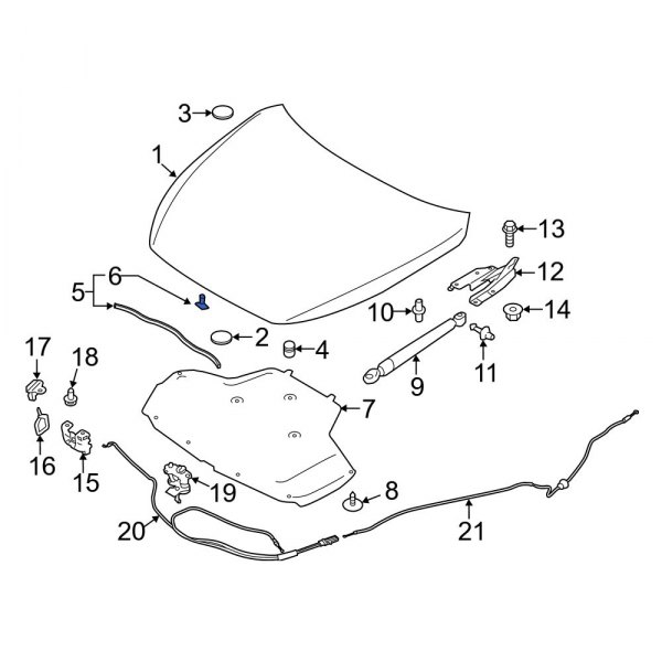 Hood Seal Clip