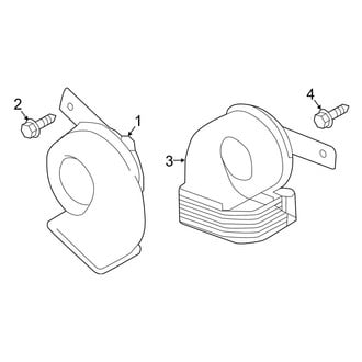 Infiniti OE - Electrical - Horn