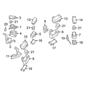 Infiniti OE - Electrical - Fuse & Relay (Engine Compartment), (2.0L)