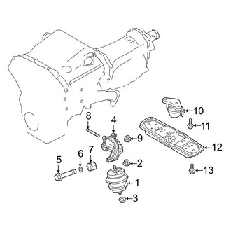 Infiniti OE - Engine & Transmission Mounting (RWD 2.0L)