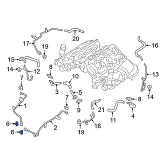 Infiniti OE - Turbocharger Oil Line Gasket