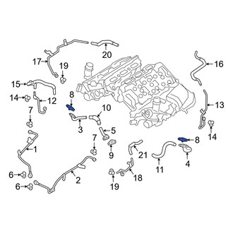 Infiniti OE - Turbocharger Oil Line Gasket
