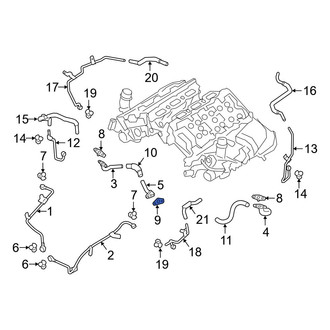 Infiniti OE - Turbocharger Oil Line Gasket