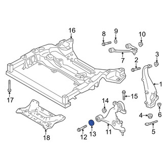 Infiniti OE - Rear Alignment Camber Adjusting Eccentric
