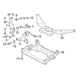 Infiniti OE - Front Suspension - Suspension Components (AWD)