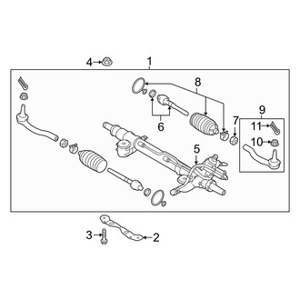 Infiniti OE - Steering Gear & Linkage (Hydraulic)