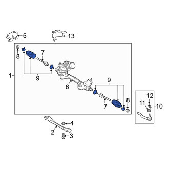 Infiniti OE - Right Rack and Pinion Bellows