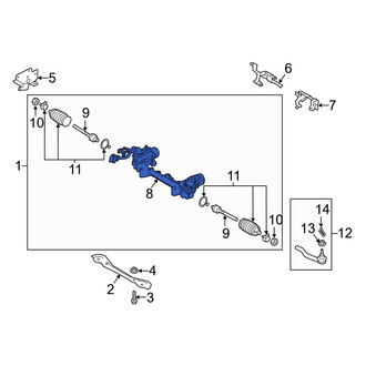 Infiniti OE - Rack and Pinion Assembly
