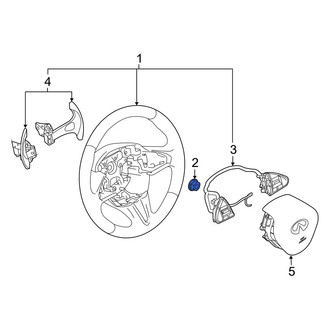 Infiniti OE - Steering Wheel Nut