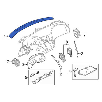 Infiniti OE - Dashboard Air Vent Trim