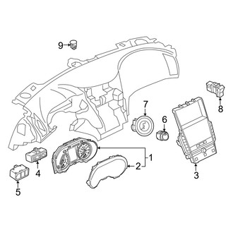 Infiniti OE - Instrument Panel - Cluster & Switches