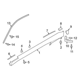 Infiniti OE - Pillars, Rocker & Floor - Exterior Trim