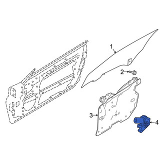 Infiniti OE - Left Window Motor