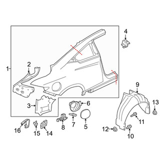 Infiniti OE - Quarter Panel & Components