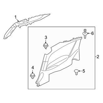 Infiniti OE - Quarter Panel - Interior Trim