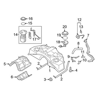 Infiniti OE - Fuel System Components