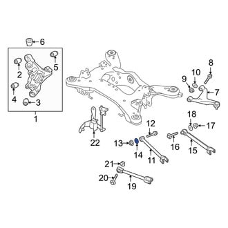 Infiniti OE - Rear Alignment Camber Adjusting Eccentric