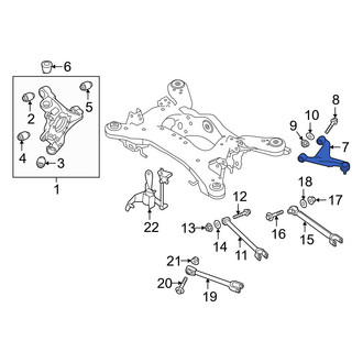 Infiniti OE - Rear Right Upper Suspension Control Arm