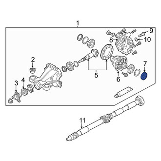 Infiniti OE - Rear Drive Axle Shaft Seal
