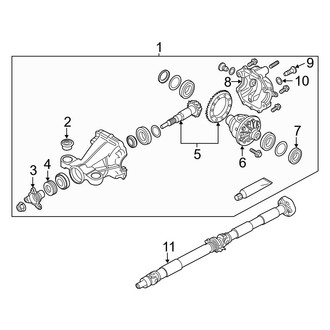 Infiniti OE - Rear Suspension - Axle & Differential (Base / Premium / Sport)