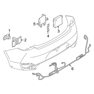 Infiniti OE - Rear Bumper - Electrical Components