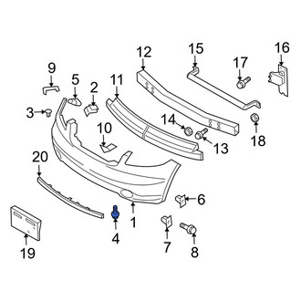 Infiniti OE - Bumper Cover Bolt