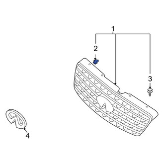 Infiniti OE - Grille Retainer