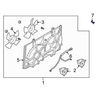 Infiniti OE - Engine Cooling Fan Shroud Screw