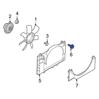 Infiniti OE - Engine Cooling Fan Shroud Screw