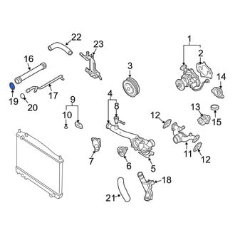 Infiniti OE - Engine Coolant Pipe O-Ring