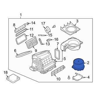Infiniti OE - HVAC Blower Motor Assembly