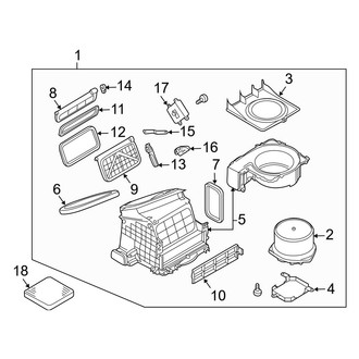 Infiniti OE - Air Conditioner & Heater - Blower Motor & Fan