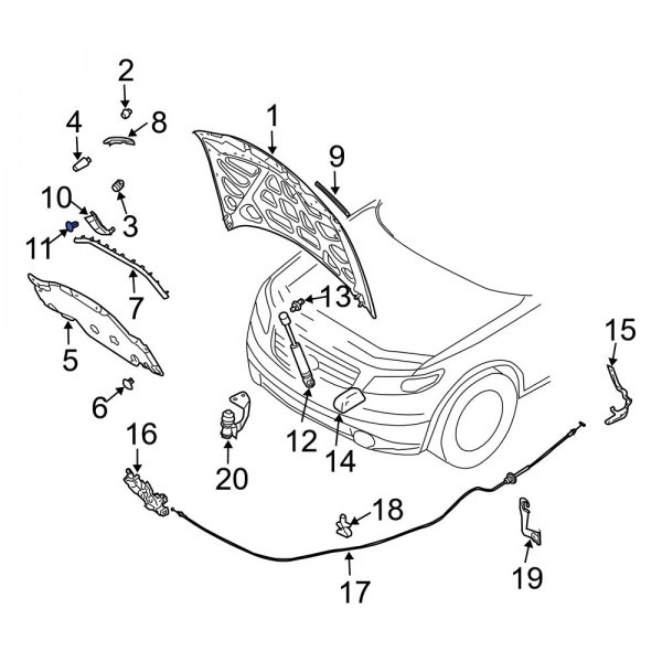 Hood Seal Clip