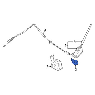 Infiniti OE - Radio Antenna Base Nut