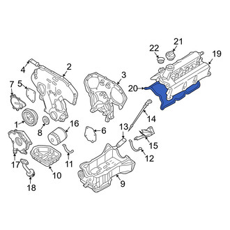 Infiniti OE - Left Engine Valve Cover Gasket
