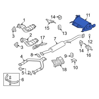 Infiniti Fx35 Oem Exhaust Parts 