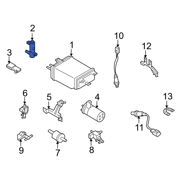 Secondary Air Injection Control Valve