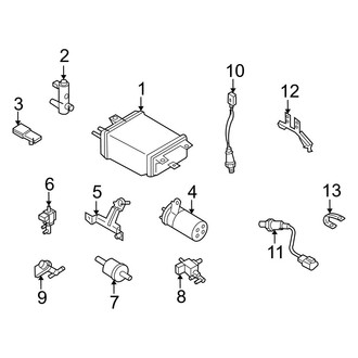 Infiniti OE - Emission System - Emission Components