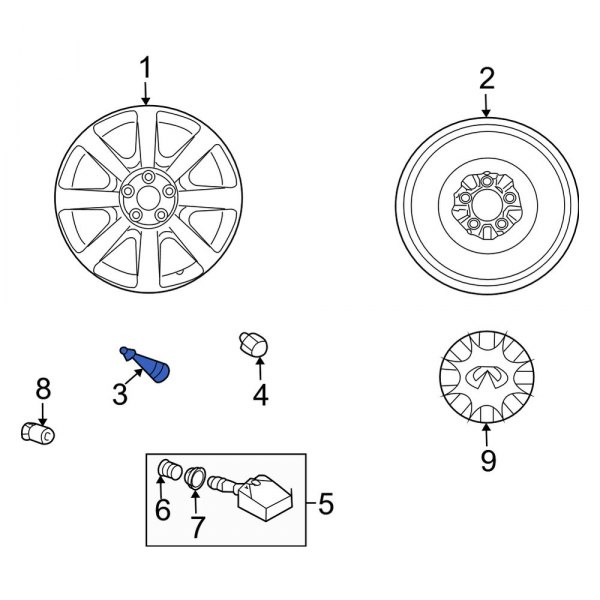 Wheel Lug Nut