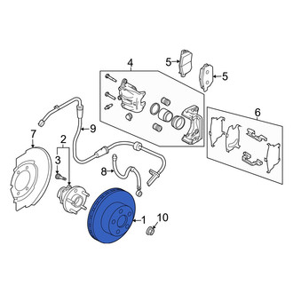 Infiniti OE - Front Disc Brake Rotor