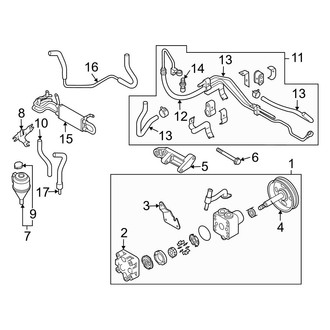 Infiniti OE - Steering Gear & Linkage - Pump & Hoses (RWD)