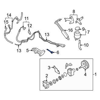 Infiniti OE - Rear Power Steering Pump Mounting Bolt