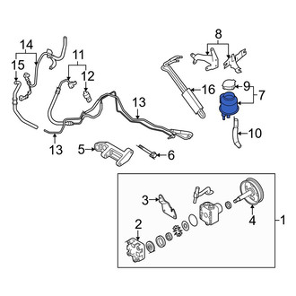 Infiniti OE - Power Steering Reservoir