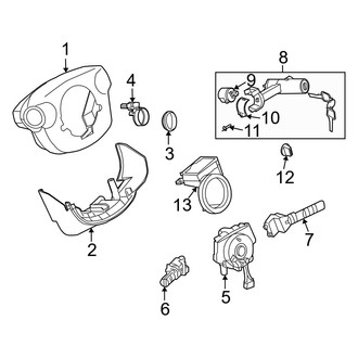 Infiniti OE - Steering Column - Shroud, Switches & Levers