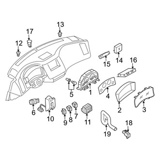 Infiniti OE - Instrument Panel - Cluster & Switches
