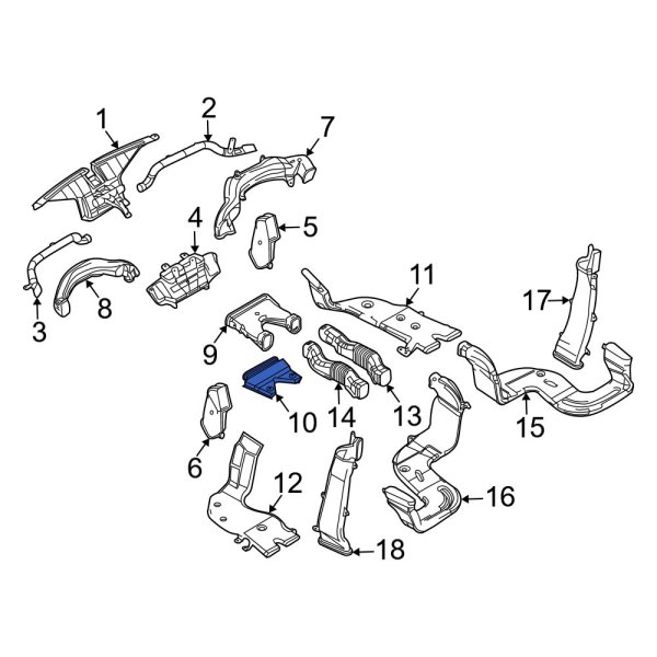 Instrument Panel Air Duct