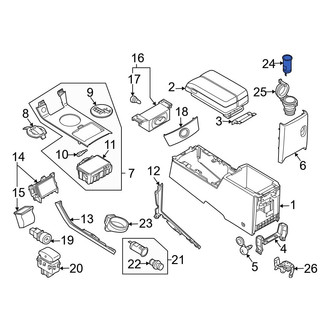 Infiniti OE - Center 12 Volt Accessory Power Outlet
